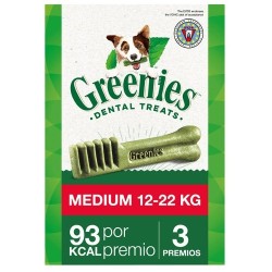 GREENIES MEDIUM PERROS 11 A 22 KG  12UNIDADES