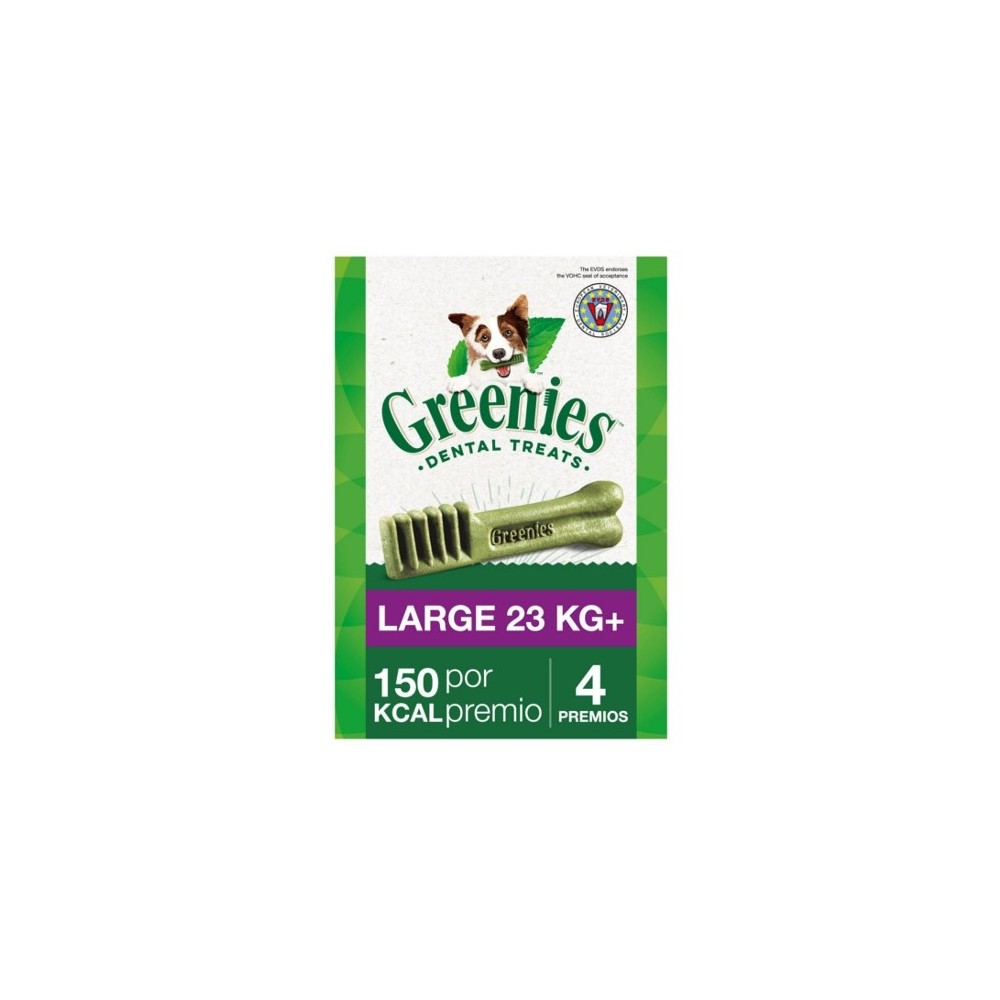 GREENIES  LARGE  22-45 KG  4UNIDADES  170 GR