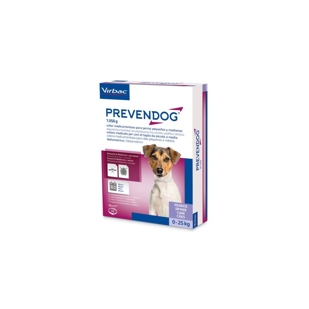 Prevendog collar antiparasitario para perros 60 cm