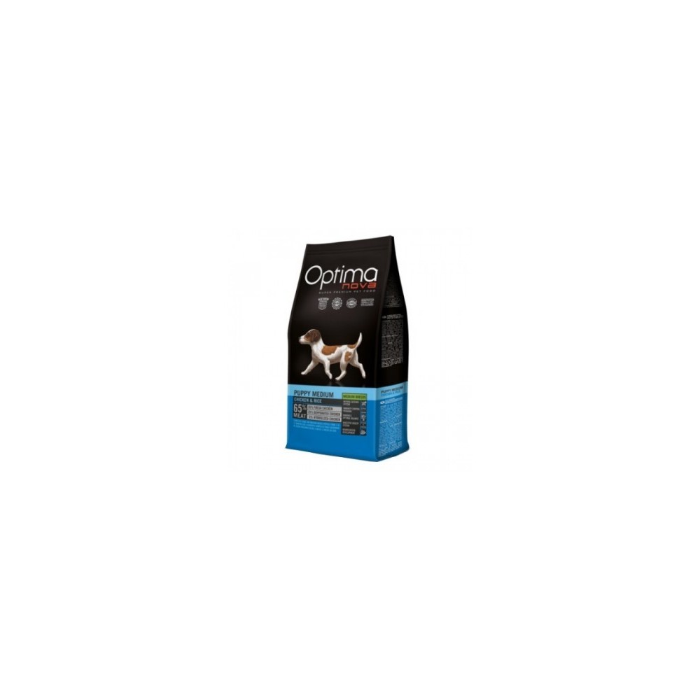 OPTIMA NOVA DOG PUPPY MEDIUM CHICKEN 12 KG