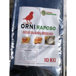 PASTA DE CRIA ORNI RAPOSO ROJA MORBIDA 10kg