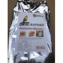 PASTA DE CRIA RAPOSO POWER AMARILLA MORBIDA 10KG