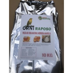 PASTA DE CRIA RAPOSO POWER AMARILLA MORBIDA 10KG