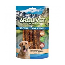 Arquivet Twist con conejo enrollado Natural Dog Snacks 1 kg