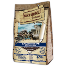 Natural Greatness Receta de salmón Sensitive perros medianos y grandes