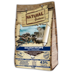 Natural Greatness Receta de salmón Sensitive perros medianos y grandes