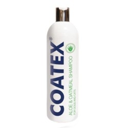 Coatex champú aloe y avena para pieles secas perros y gatos