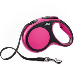 Flexi New Comfort correa extensible de cinta rosa