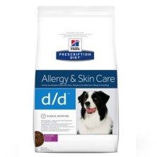 Hill's d/d con pato Prescription Diet Food Sensitivities pienso para perros 12 kg ALIMENTO DIETETICO
