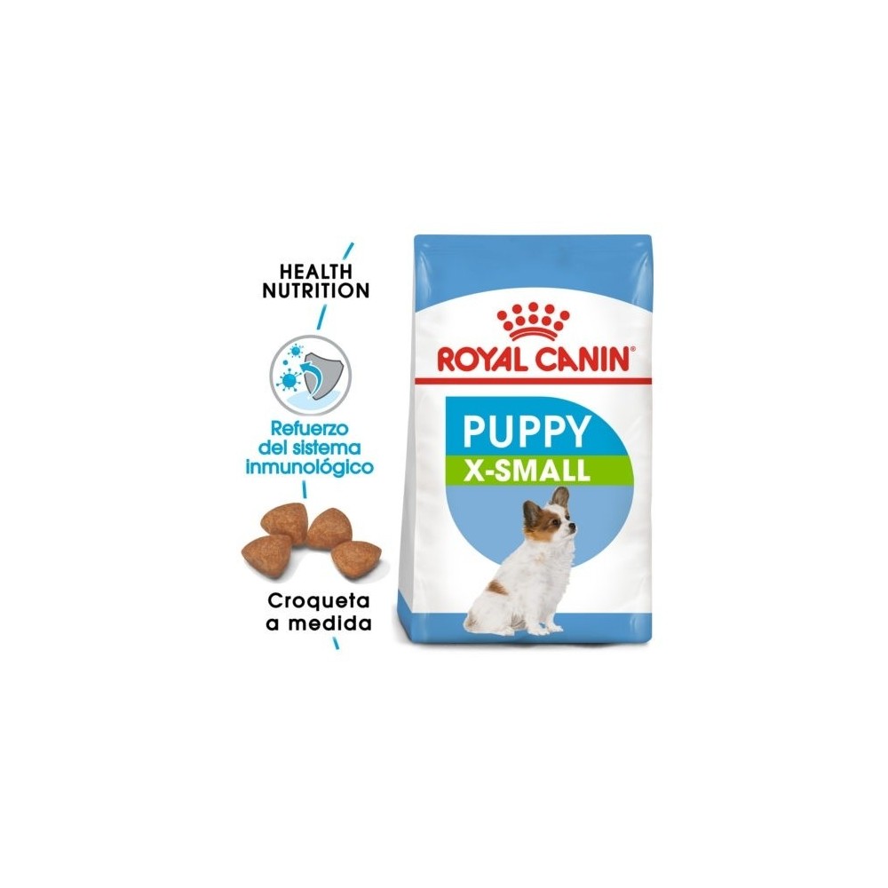 armario impulso voz Royal Canin X-Small Puppy pienso para cachorro - PiensosRaposo