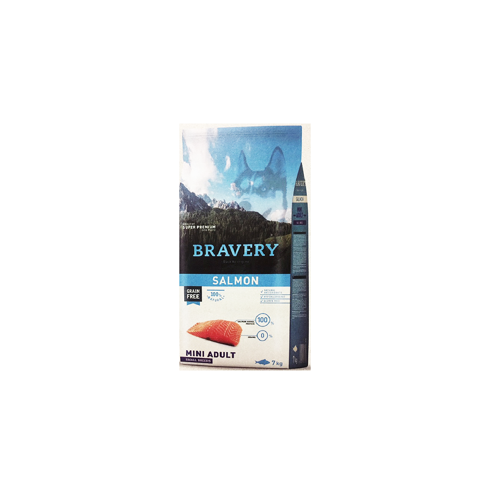 BRAVERY ADULT SALMON GRAIN FREE 12KG