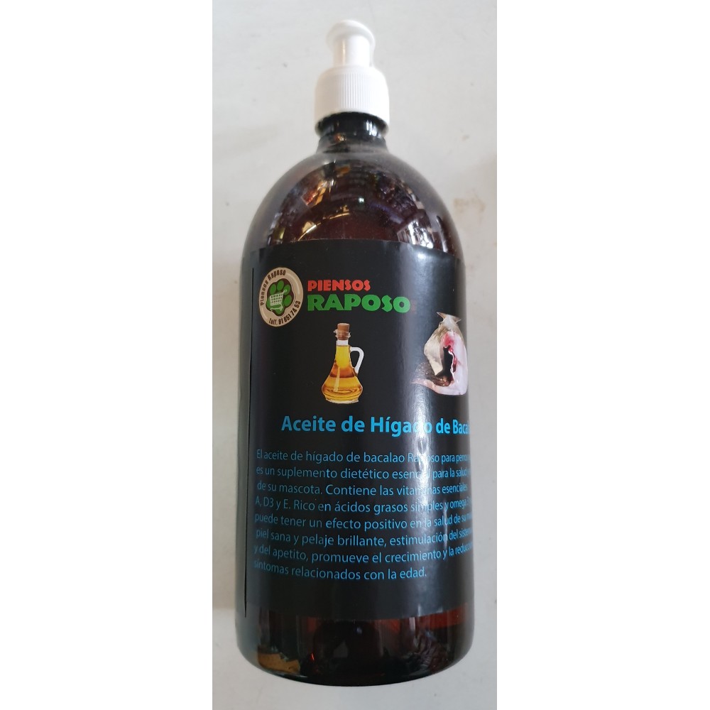 ACEITE DE HIGADO DE BACALAO RAPOSO 1L