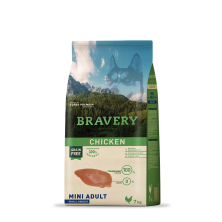 BRAVERY GRAIN FREE PERRO ADULTO MINI POLLO