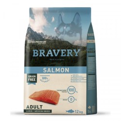 BRAVERY ADULT SALMON GRAIN FREE 12KG