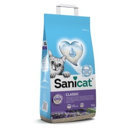 Sanicat Classic arena absorbente lavanda para gatos 16L