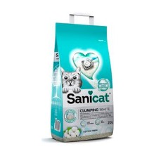 Sanicat Arena Aglomerante Absorbente White Cotton Fresh 20 L