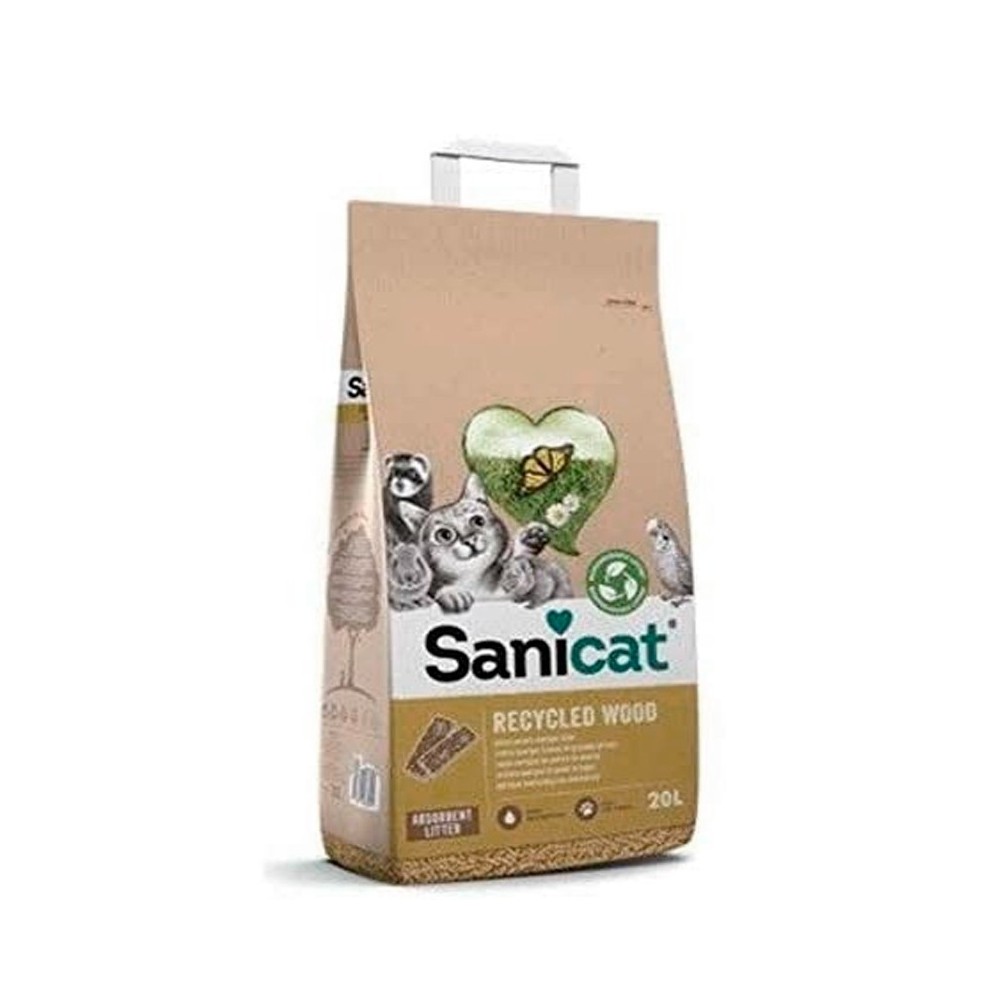 Sanicat Lecho Higiénico Clean & Green Madera 20L