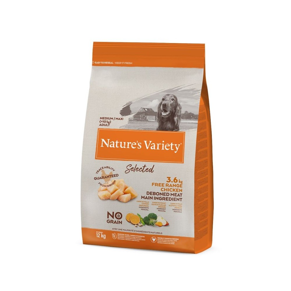 Nature's Variety Selected Medium Adult pollo de corral