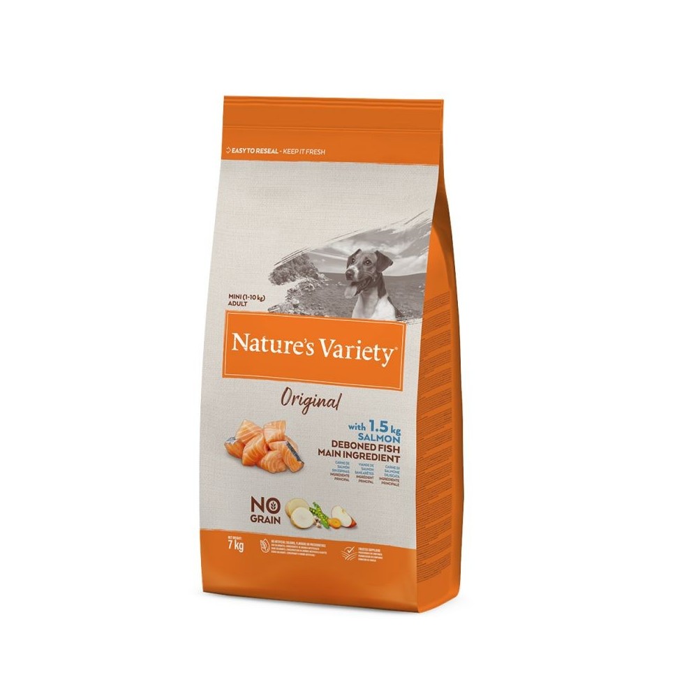 Nature's Variety Original No Grain Mini Adult salmón