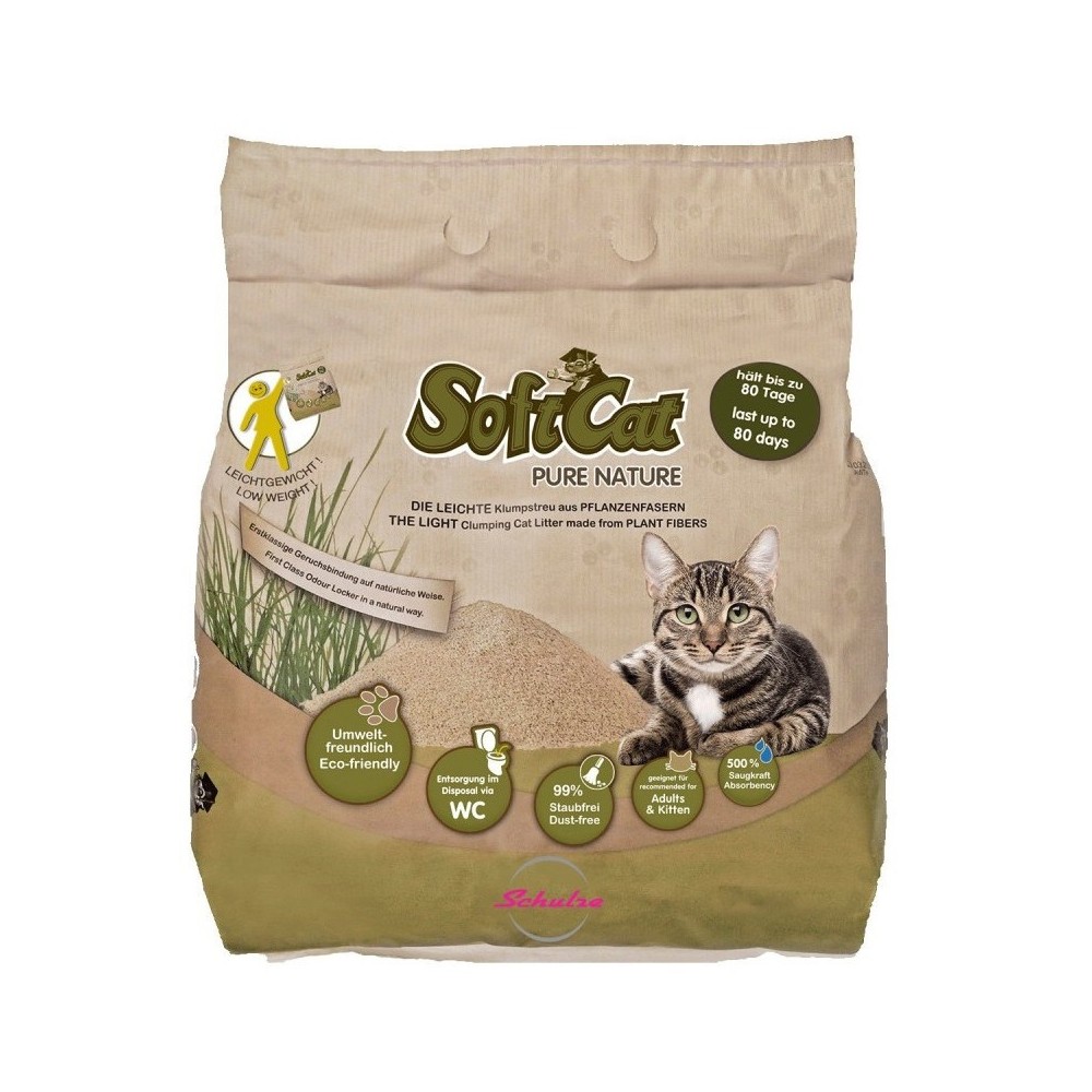 Arena para Gatos Aglomerante Arquivet Natural Cat Litter Clumping 5 L.