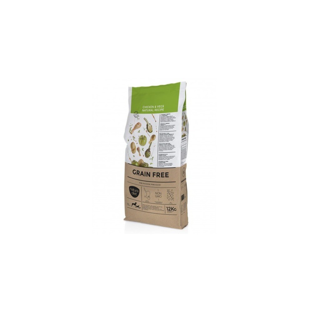 Pienso Natura Diet Grain Free pollo y vegetales