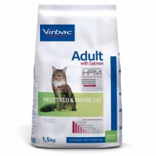 VIRBAC Veterinary HPM Adult with Salmon Neutered & Entire Cat