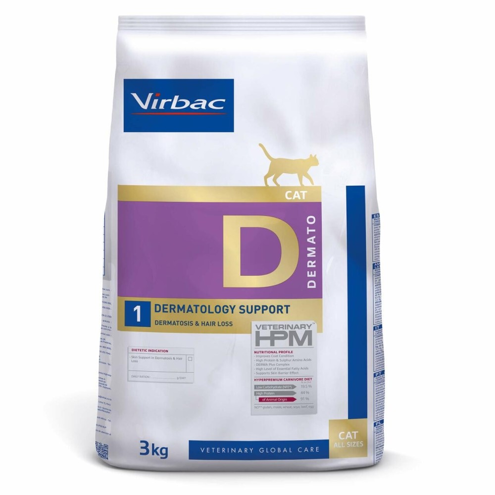 Veterinary HPM Dermato – D1 Dermatology Support para gatos