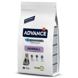 Pienso para gatos Advance Hairball