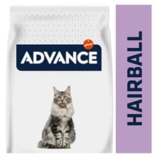 Pienso para gatos Advance Hairball