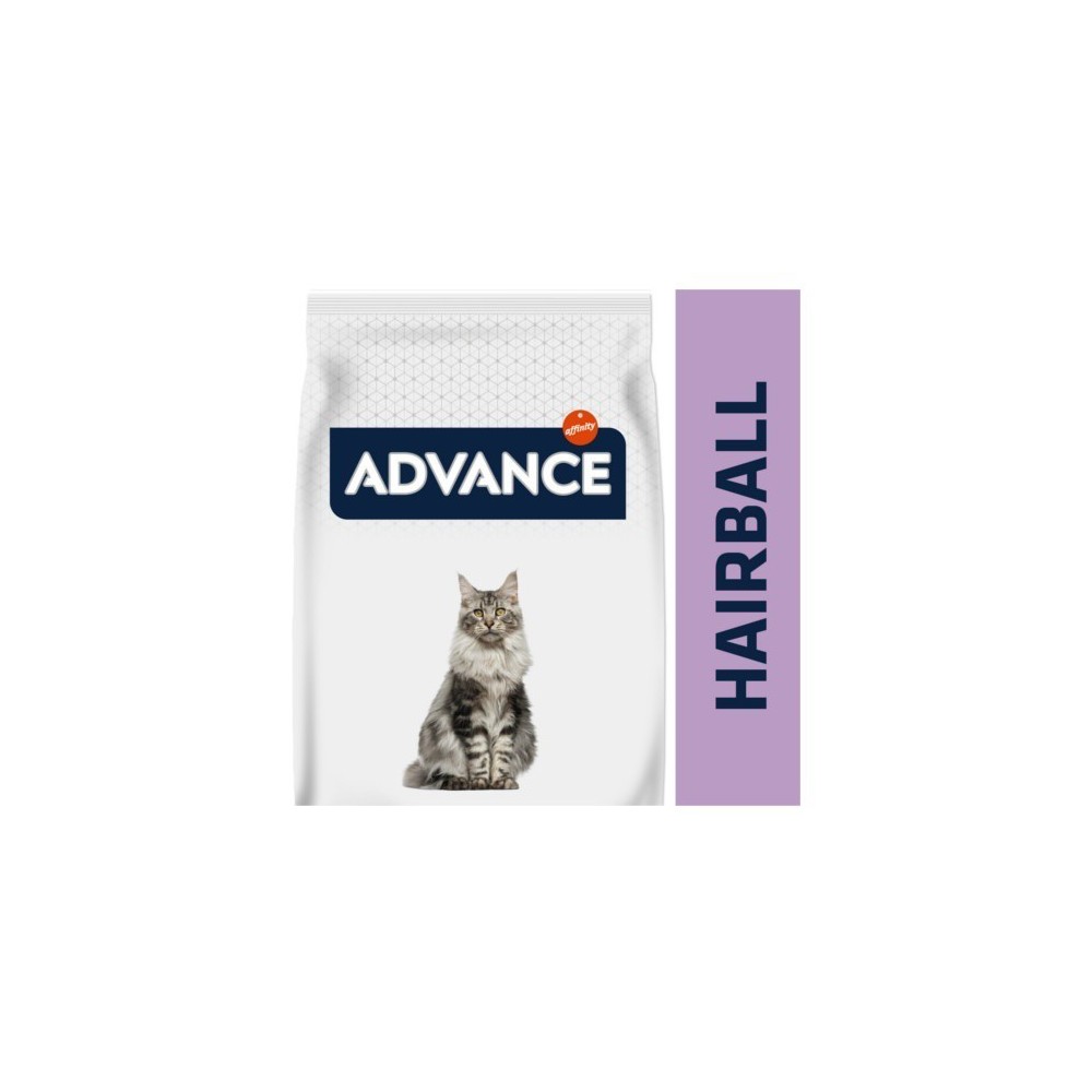 Pienso para gatos Advance Hairball