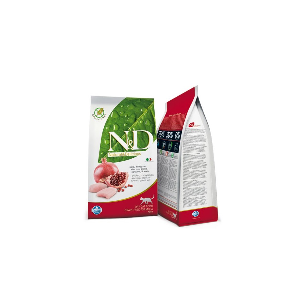 N&D Chicken & Pomegranate Adult Medium Cat 300 Gr