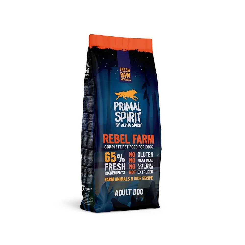 Primal Spirit 65 % Rebel Farm pienso para perros