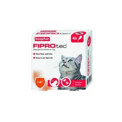 Pipetas Antiparasitarias Gato 4 x 50 mg. Beaphar