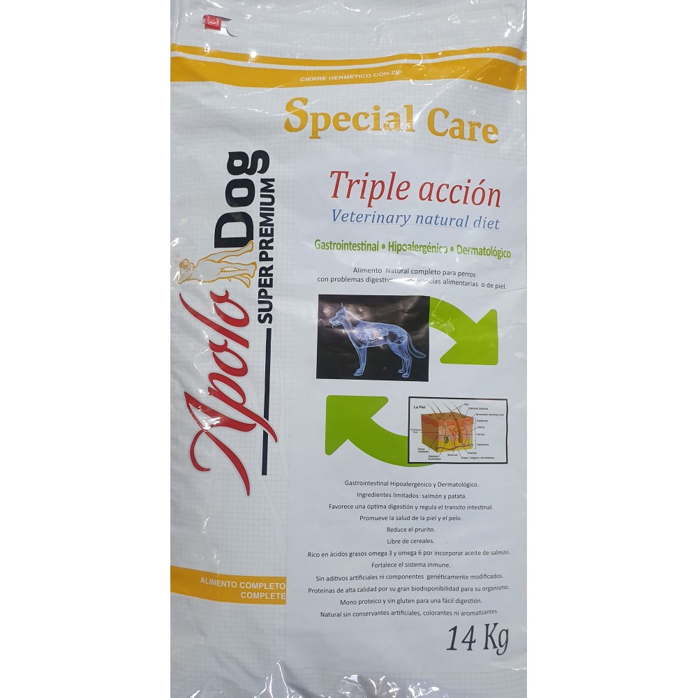 APOLO LIGH TRIPLE ACCIÓN PESCADO BLANCO GRAIN FREE 13KG