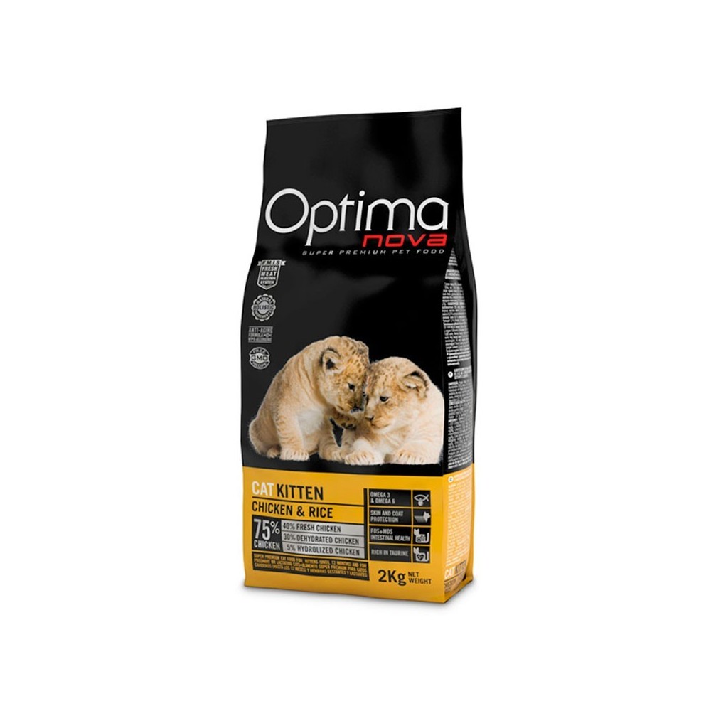 OPTIMA KITTEN NOVA POLLO Y ARROZ PIENSO PARA GATOS