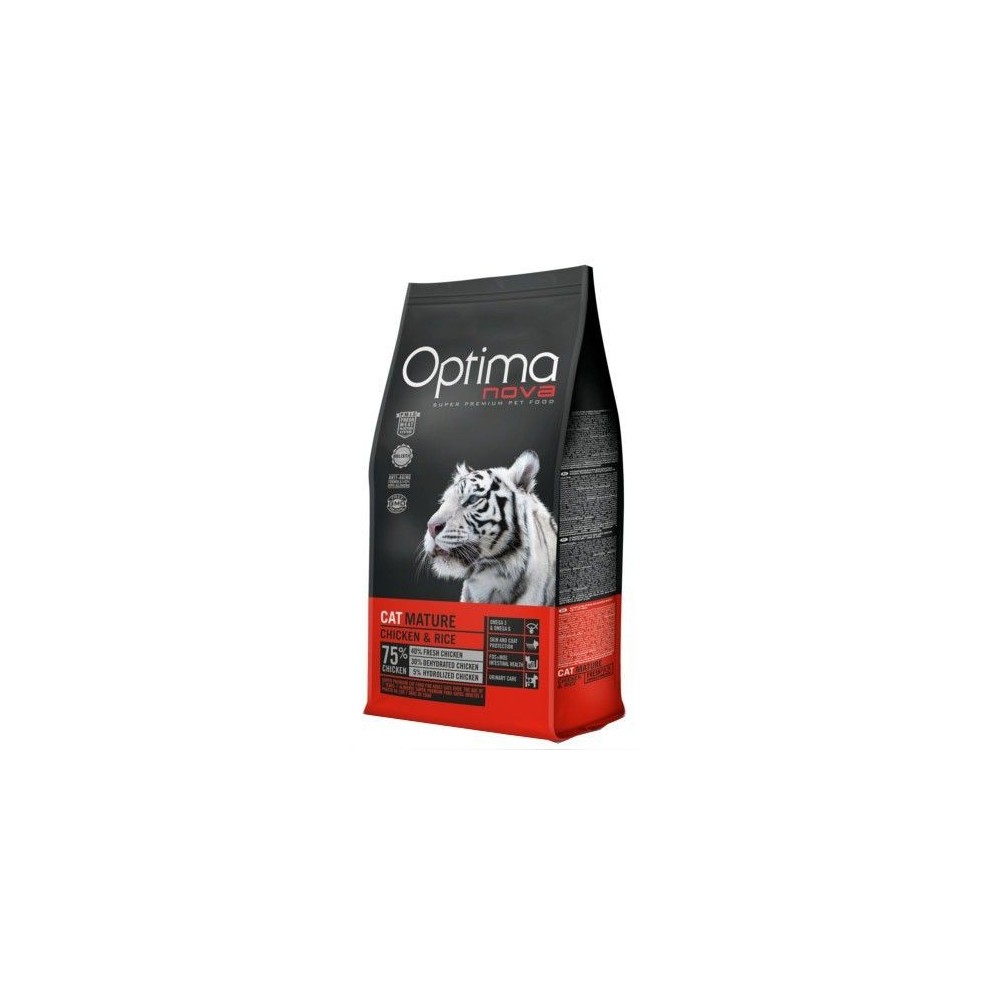 PIENSO PARA GATOS OPTIMA NOVA CAT MATURE CHICKEN & RICE