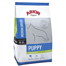 Arion Pienso para Perros Original Puppy Medium Pollo y Arroz