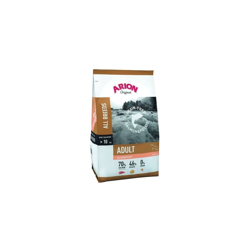 Arion Pienso para Perros Original Grain Free Salmón y Patata