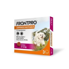 Frontpro 3 Comprimidos Masticables para Perros 2-4KG