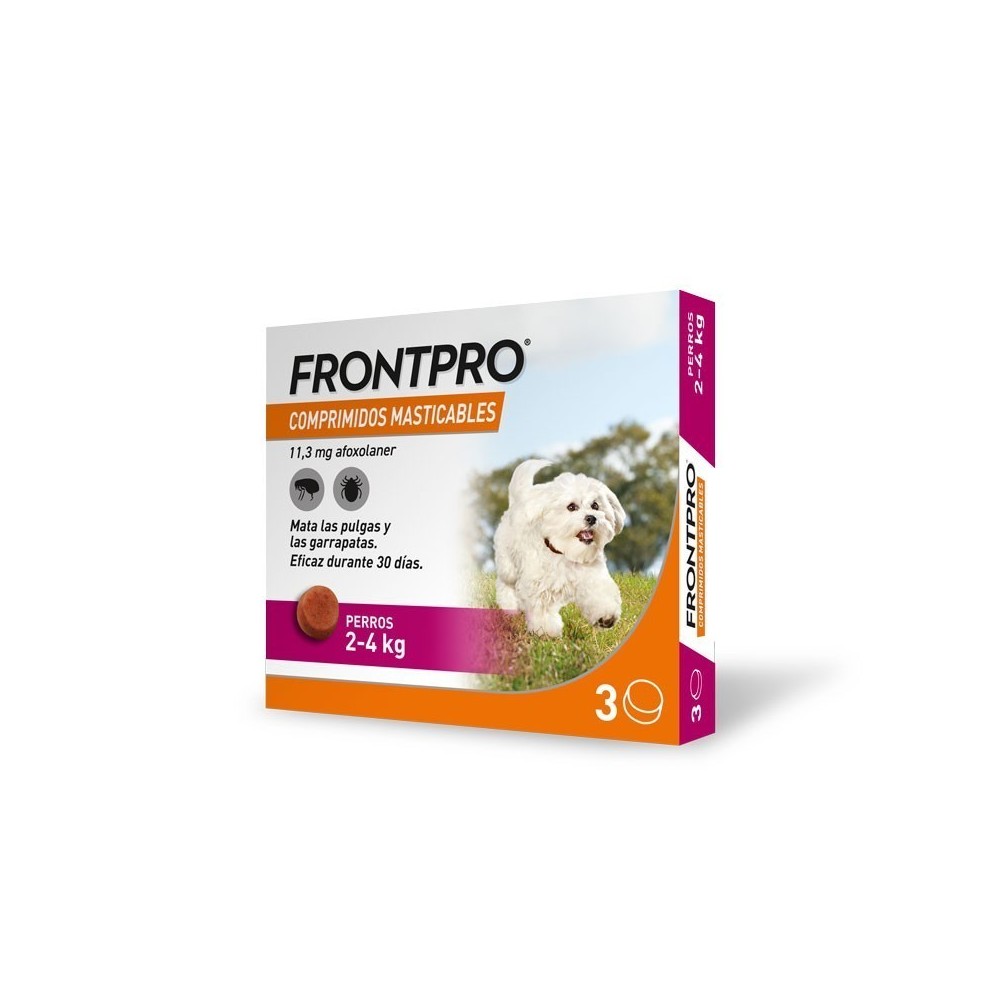 Frontpro 3 Comprimidos Masticables para Perros