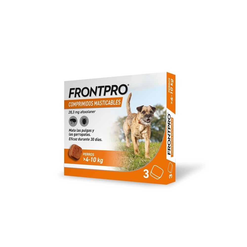 Frontpro 3 Comprimidos Masticables para Perros