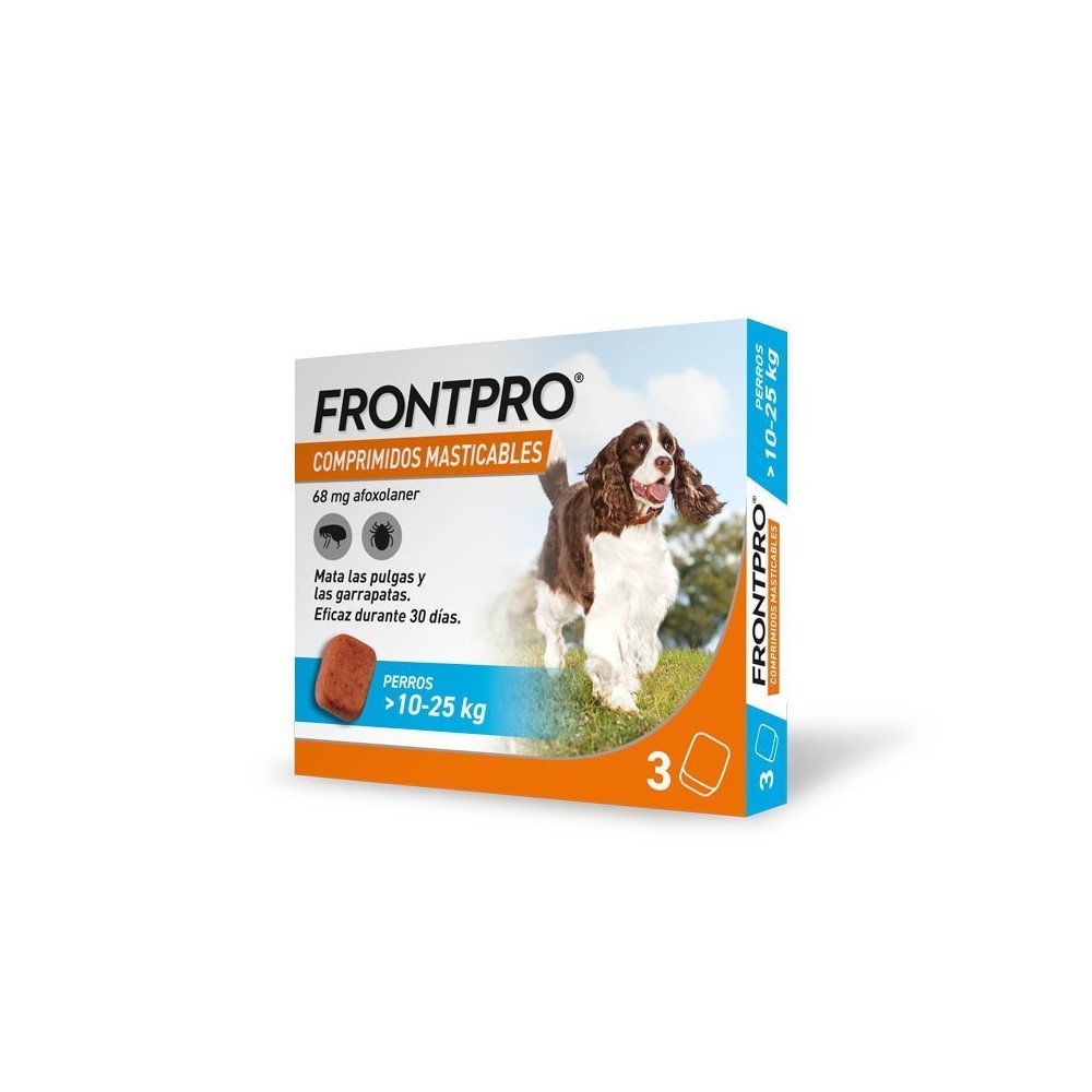 Frontpro 3 Comprimidos Masticables para Perros