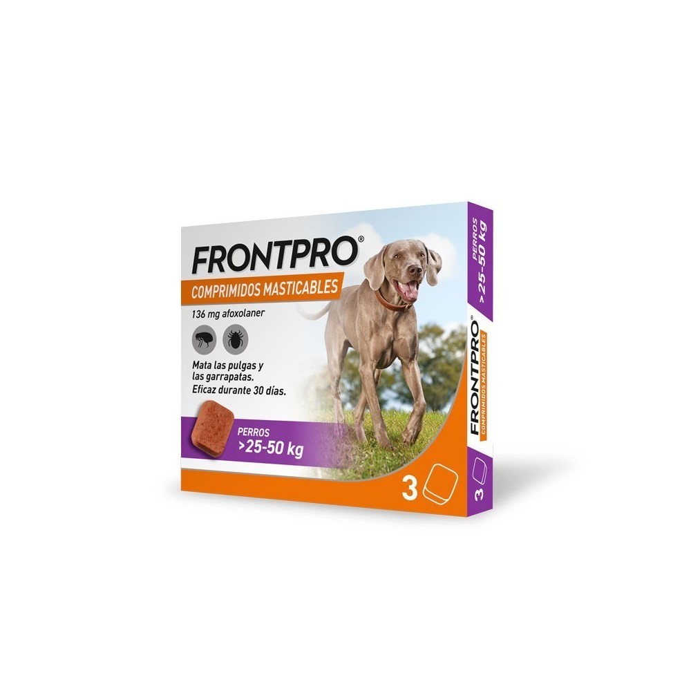 Frontpro 3 Comprimidos Masticables para Perros