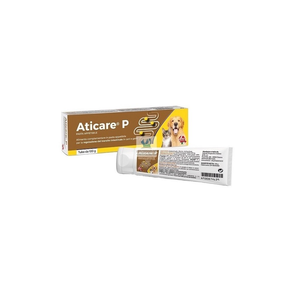 ATICARE-P 100 gr Regulador intestinal en perros y gatos