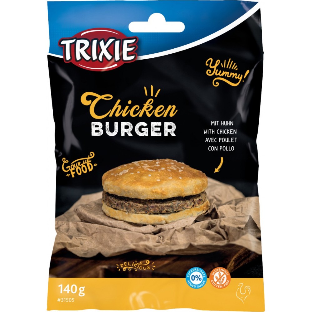 Trixie Chicken Burger, Sanck Para Perros, De Pollo Y Piel