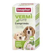 Beaphar VERMIpure Comprimidos Naturales para Parásitos Intestinales para Perros por Beaphar