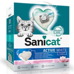 Sanicat Active White Lotus Flower arena aglomerante para gatos