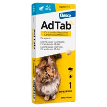 AdTab Comprimidos Masticables Antiparasitarios Para Gatos 2-8Kg