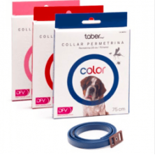 TABERDOG 75 cm collar Permetrina de colores perros