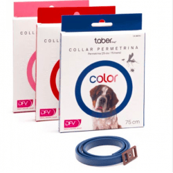 TABERDOG 75 cm collar Permetrina de colores perros